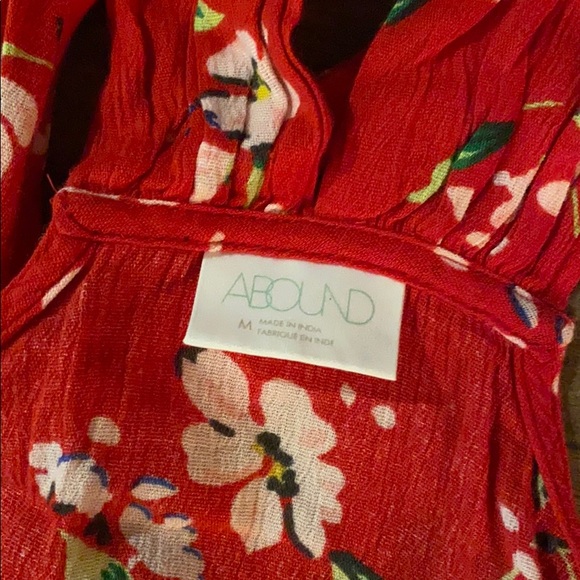 Abound Red Floral Tank❤️ - Picture 6 of 8